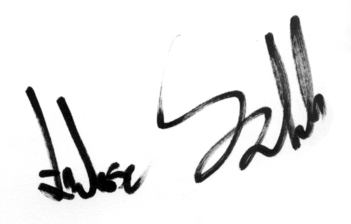 Autograf Łukasza Sztuki